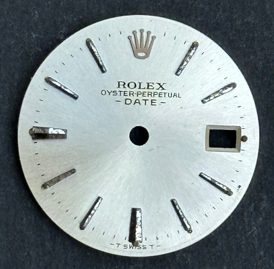 Vintage Rolex Oyster Perpertual Date Watch Dial For 26mm Case 6517 6519 6917