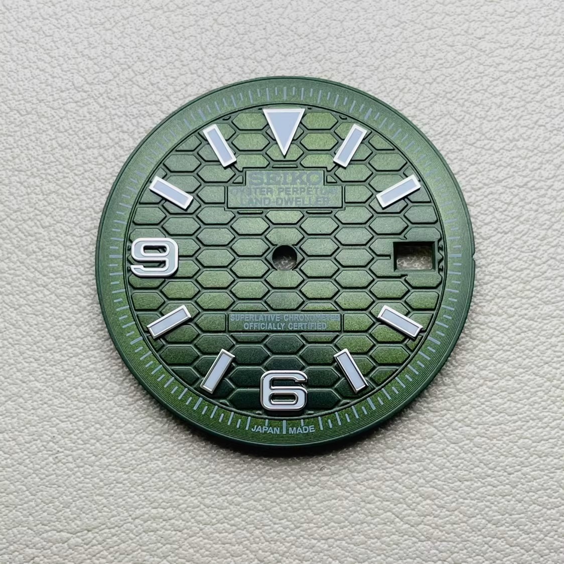 28.5mm 31mm Watch Dial Blue Green Luminous For NH35 NH36 Movement Watch Parts