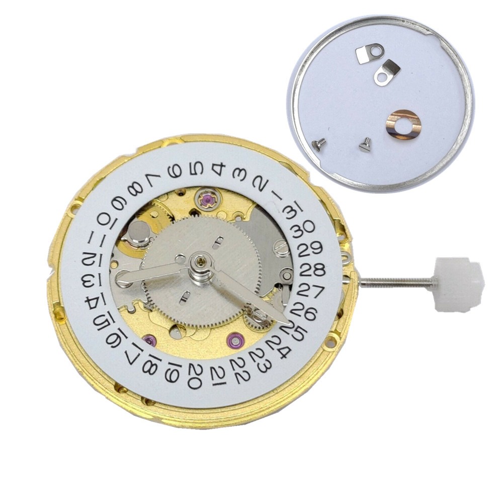 25 Jewels Date @3 Automatic Mechanical Watch Movement For ETA 2836-2 GMT F