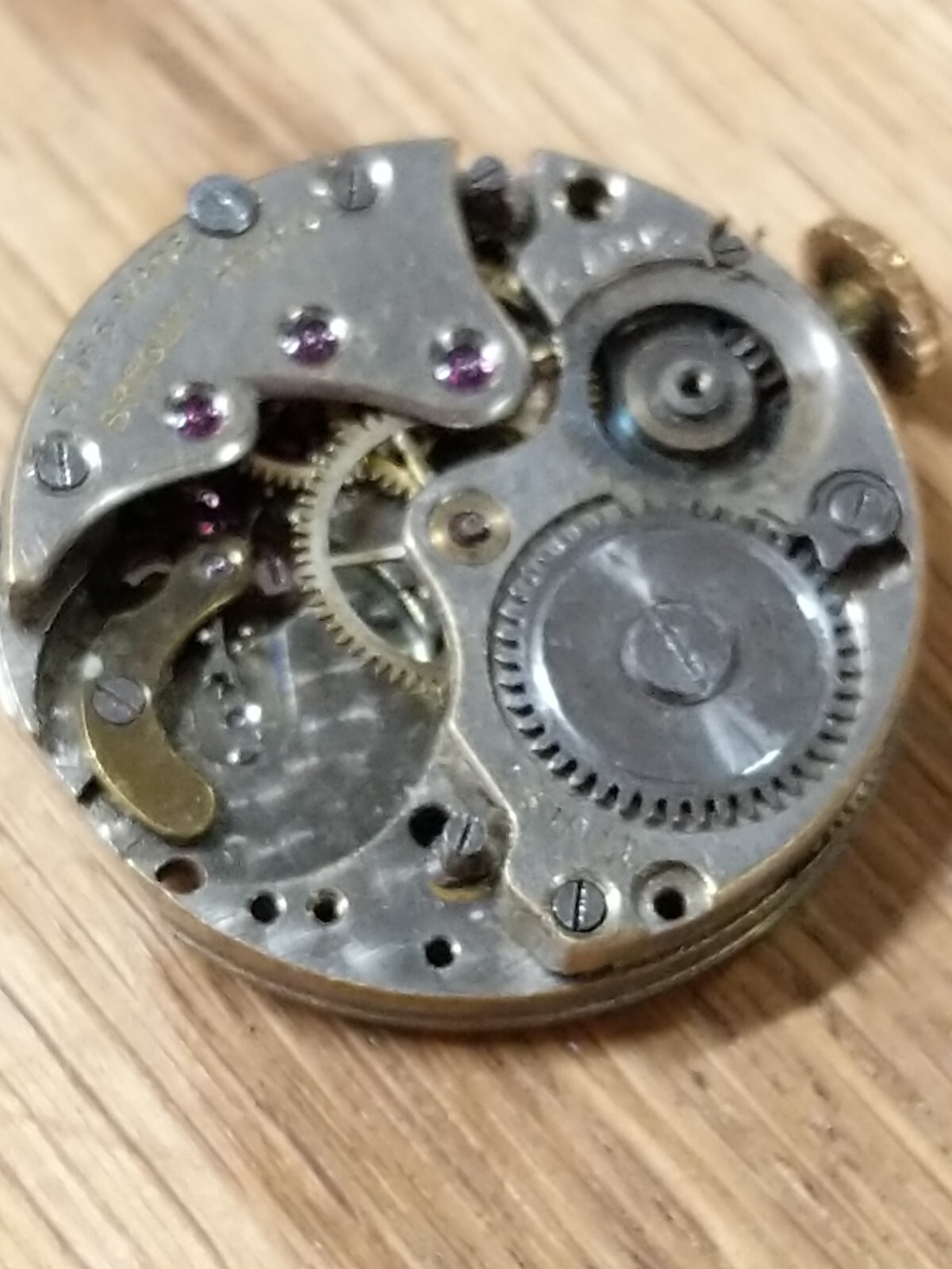 Antique Breguet HSPG military watch movement for parts