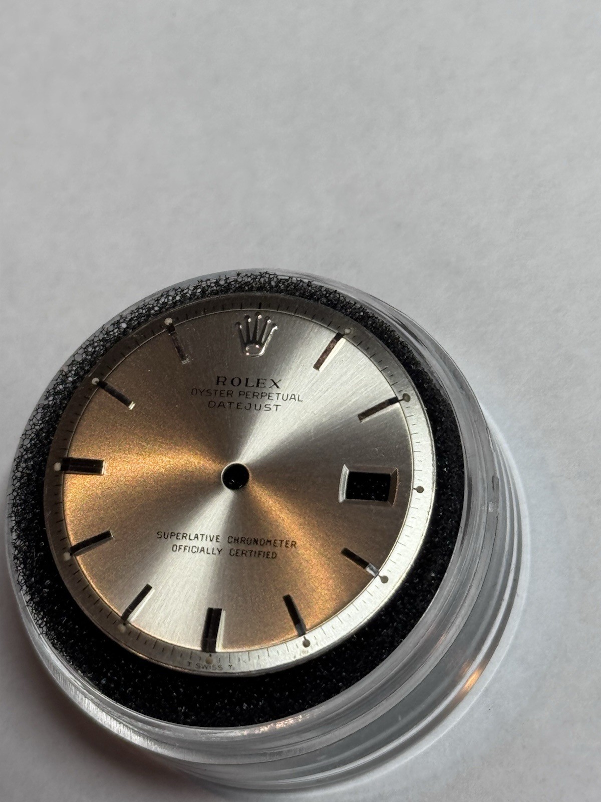 Rolex Datejust 1600 1601 1603 Pie Pan Dial 36mm MINT Silver Original With Lume