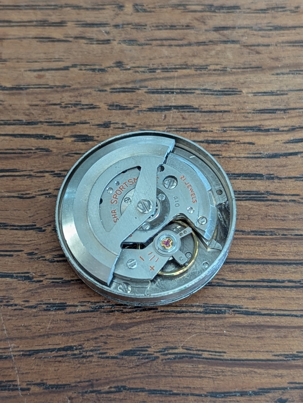 Seiko Sportsmatic, Cal 410 Movement/Dial/Hands, Ticking for Restoration #S630