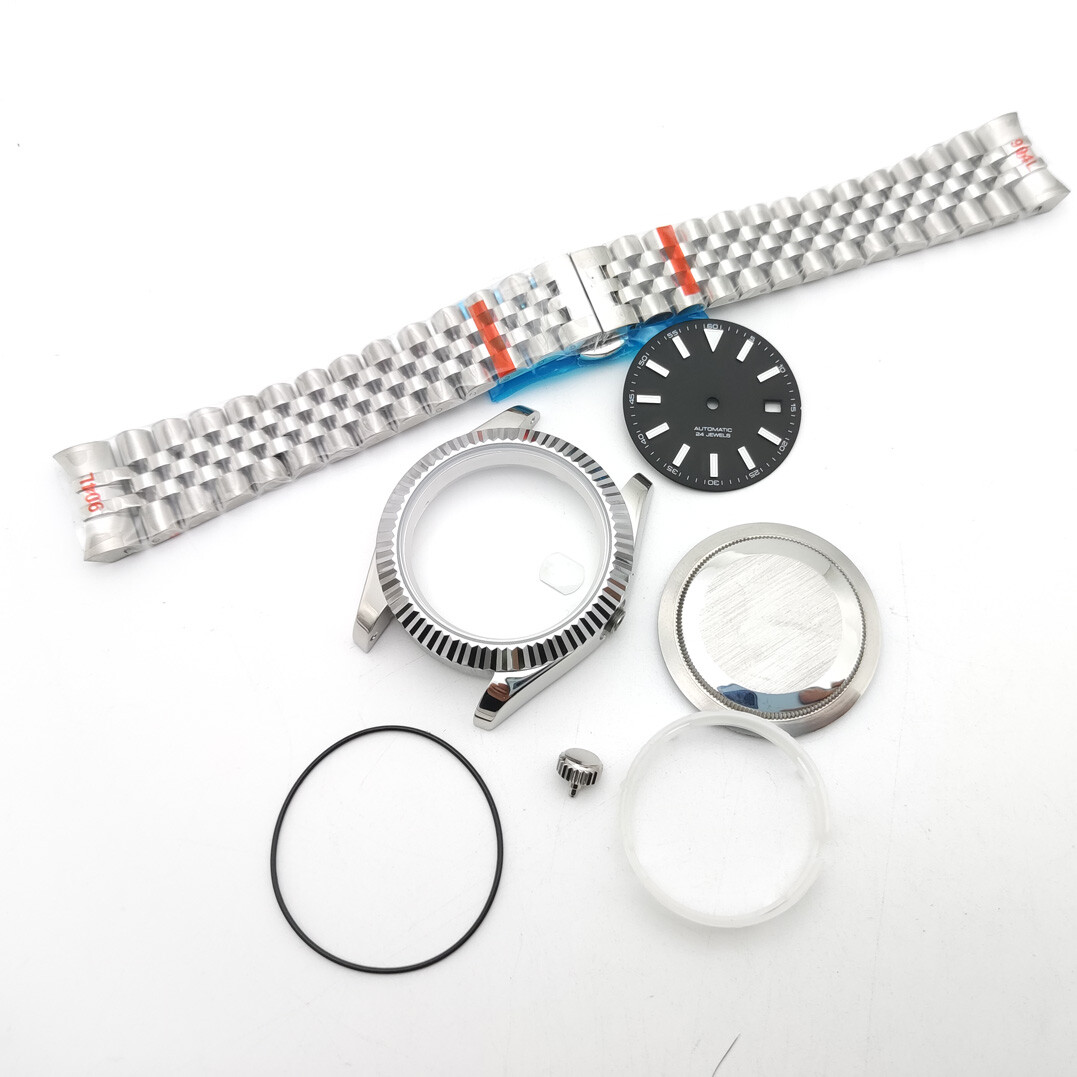 41mm NH35 Case + Dial 31mm + Hands for NH35 Movement Watch Accessories