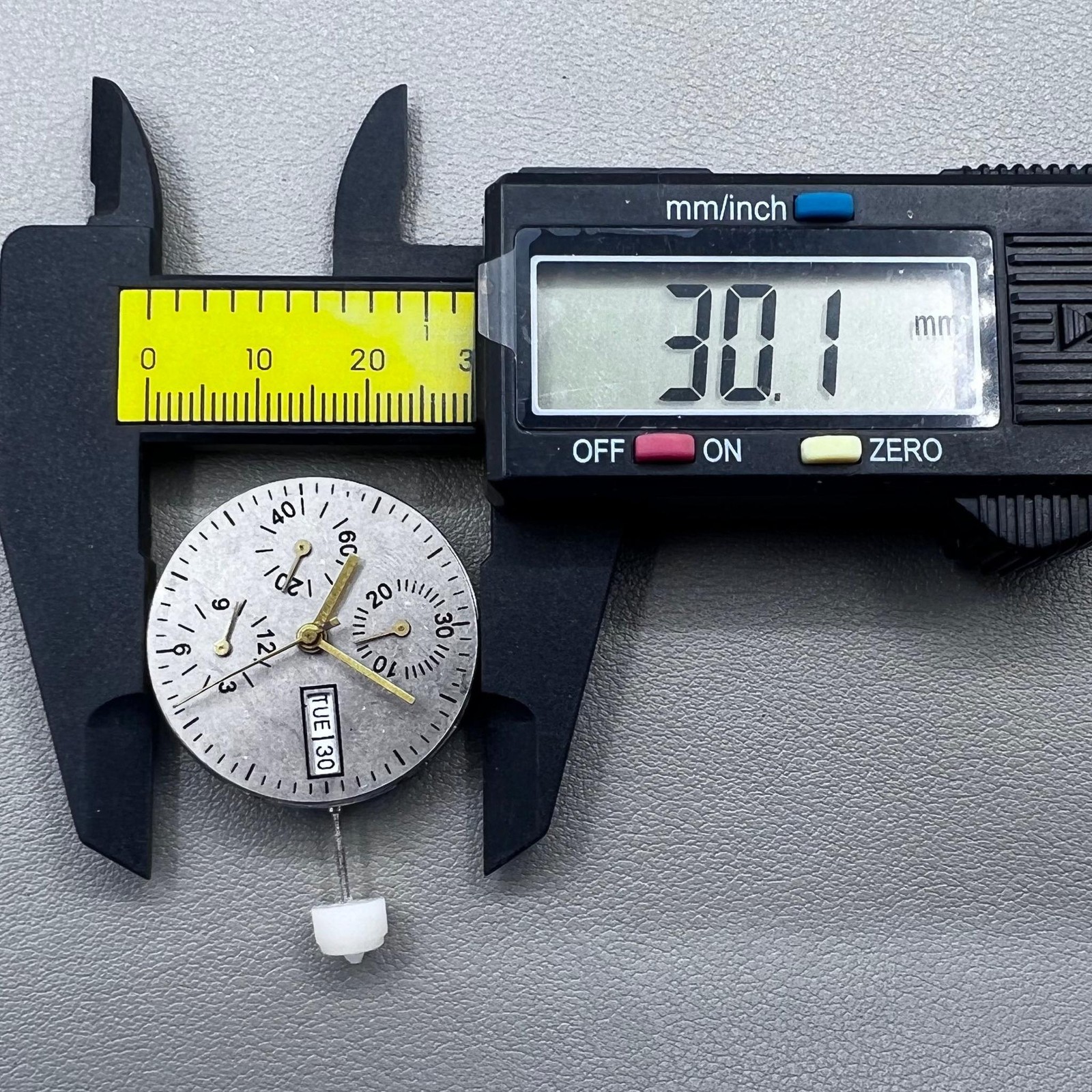 Chinese 7750 Automatic Chronograph Movement Day Date@3 ETA 7750 Configuration