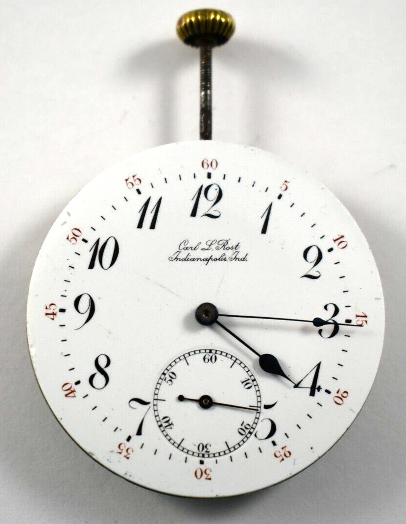 Vintage Swiss Made Unbranded 12s OF Private Label Pocket Watch Movement lot.fc