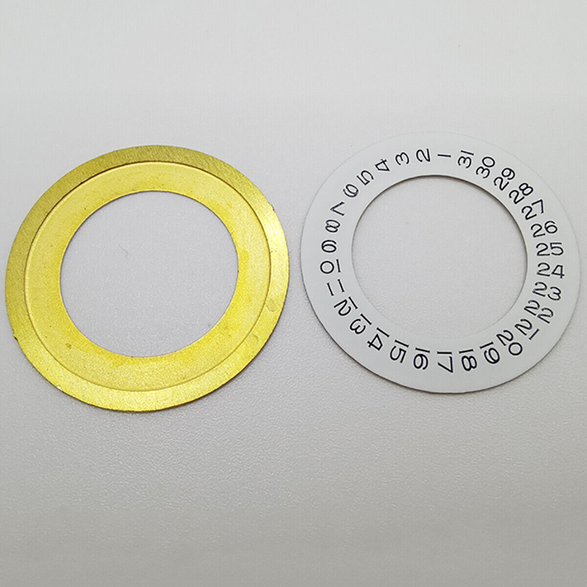 Thickened White Date Wheel Overlay for ETA2824 Movement with Date at 3 o’clock
