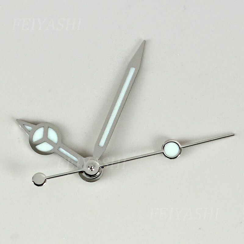 For diver SUB GMT Replace Part silvery Watch hands For nh35 nh36 nh38 Movement