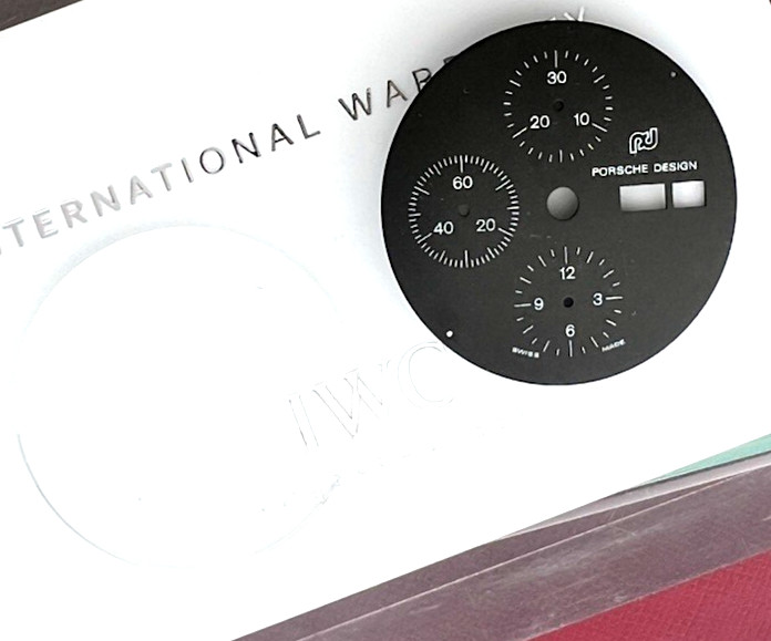 IWC/PORSCHE DESIGN BLACK DIAL AND A SAPPHIRE CRYSTAL PREOWNED NICE+ Swiss Made