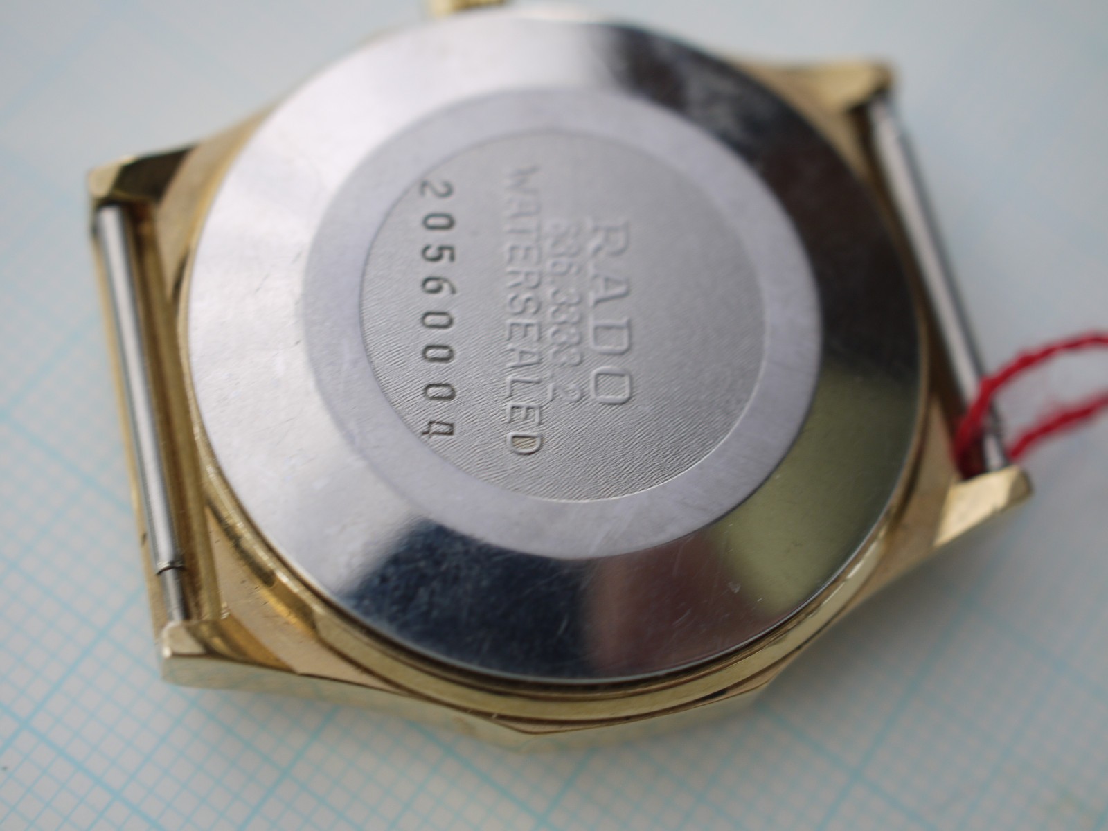 RADO Ref. 205600004 Gold Plated Special crysta Ø 34mm Very beautiful Case
