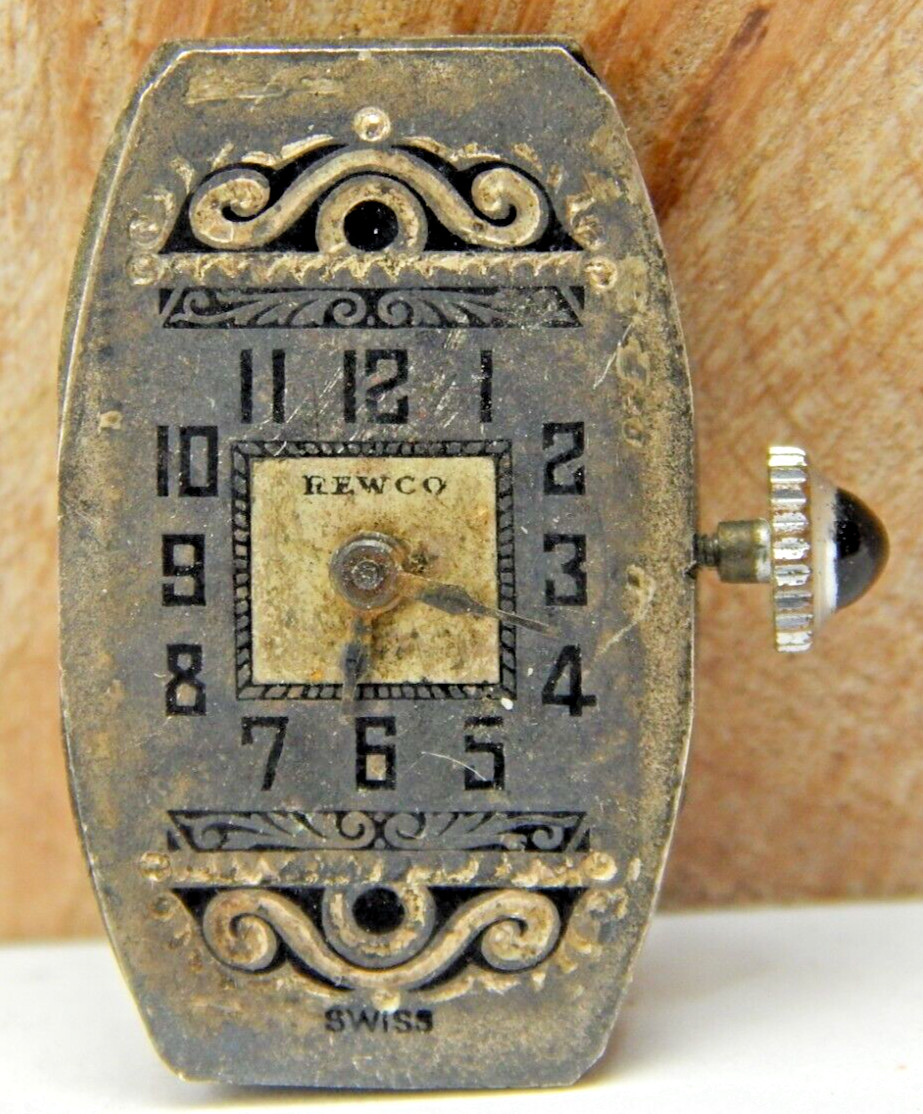 Vintage Reliable watch co 15 jewel 2 adjustment art deco wrist watch movement
