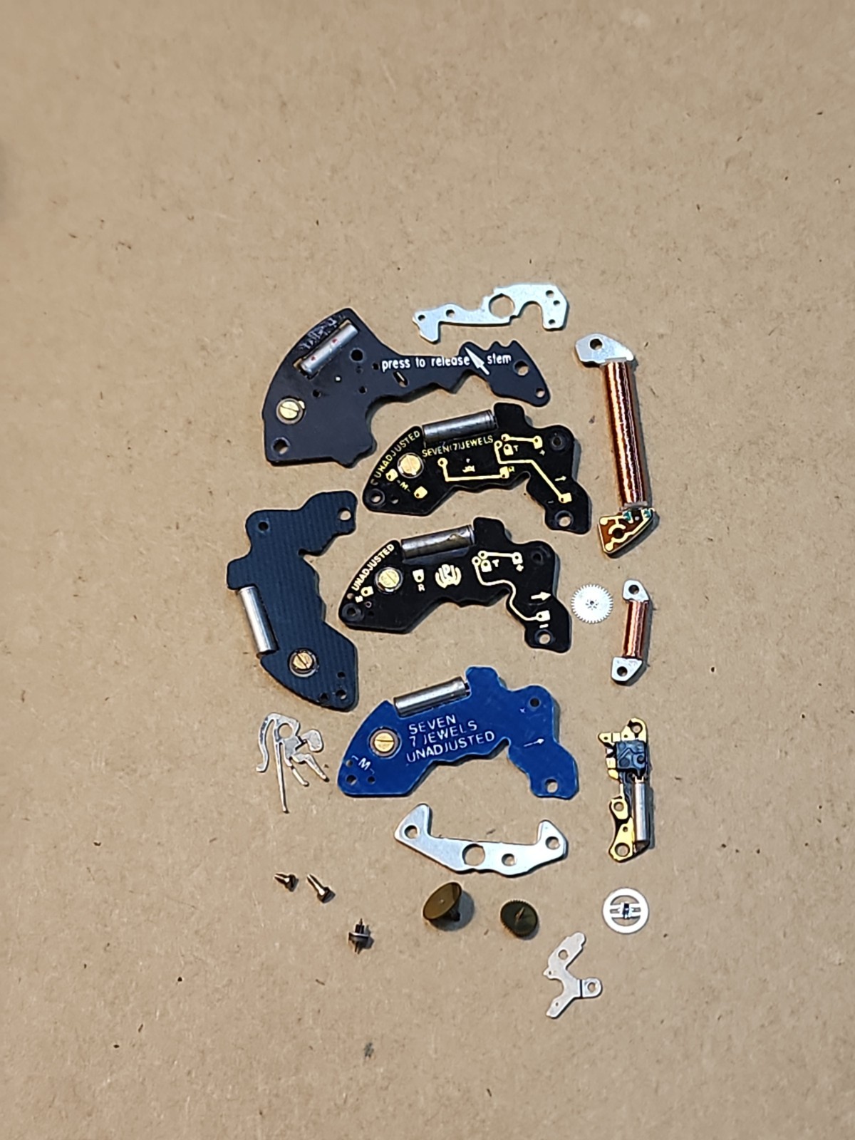 Lot Of Mixed NOS Circuits Coils Quartz Watch Movement Parts Repairs Spares
