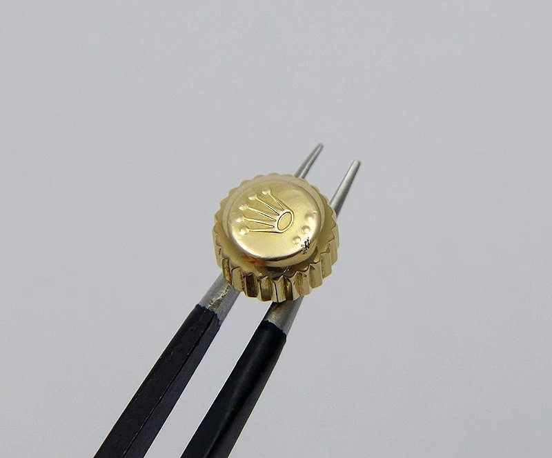 Genuine Rolex 24-704-8 Monobloc 7mm 18k Yellow Gold Crown GMT Submariner Daytona