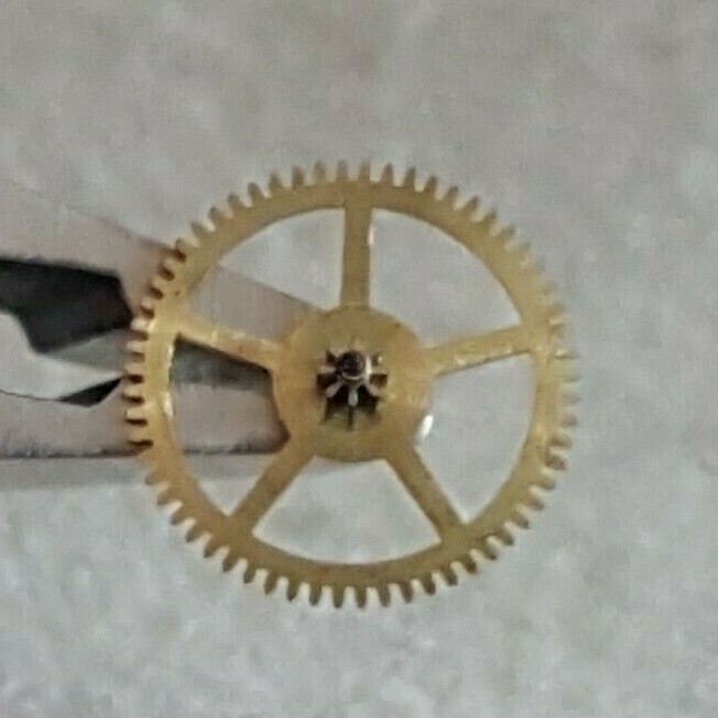 Bulova Caliber 10BCC Part Number 6B (Sweep Second 4th Wheel and Pinion)