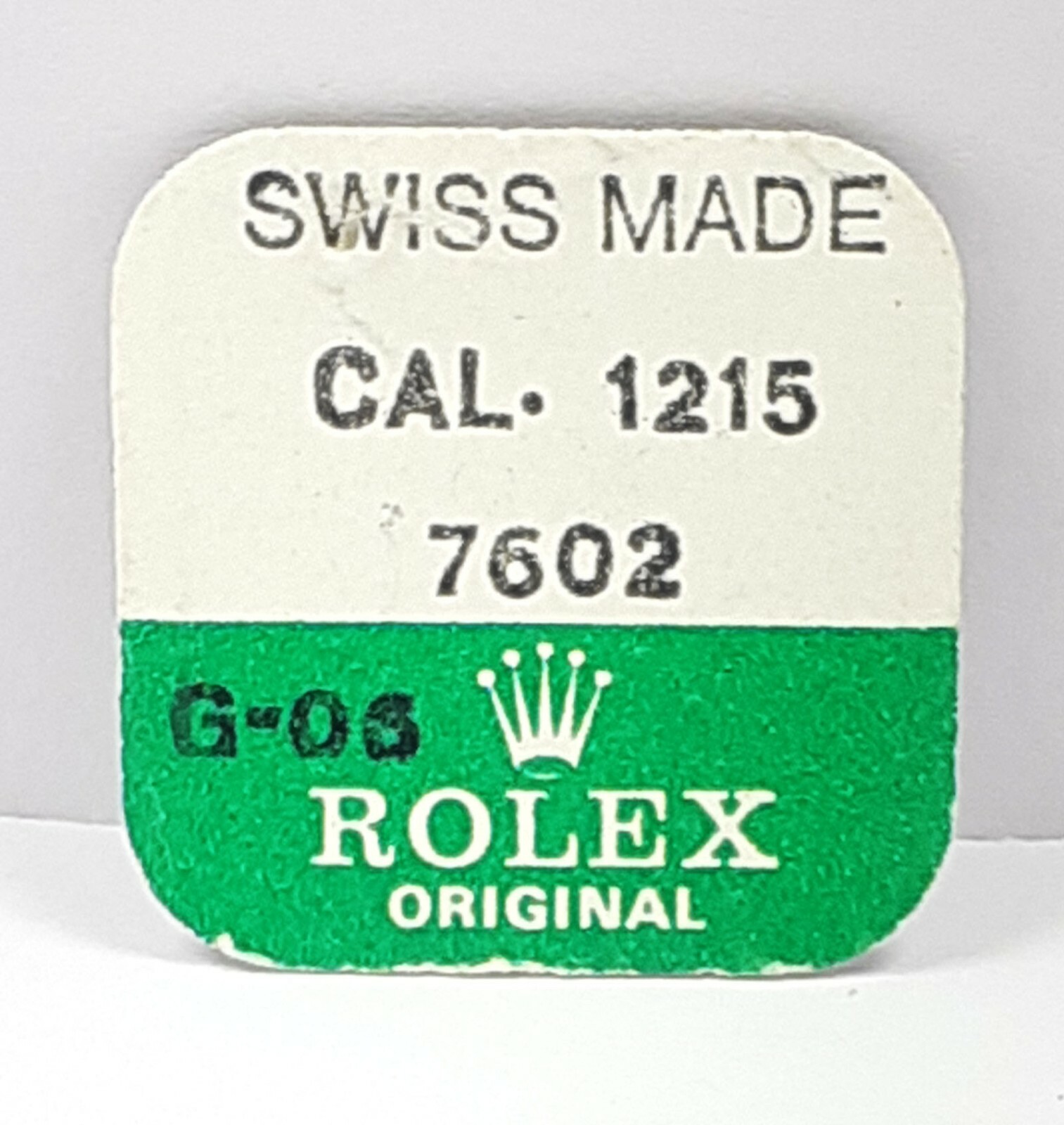 Original Rolex Screws For Dial Cal 1215 Part No 7602 Opened
