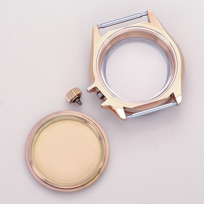 38mm Sapphire Ceramic 10ATM Steel Watch Case Modify Turtle Mod For Seiko NH35 36
