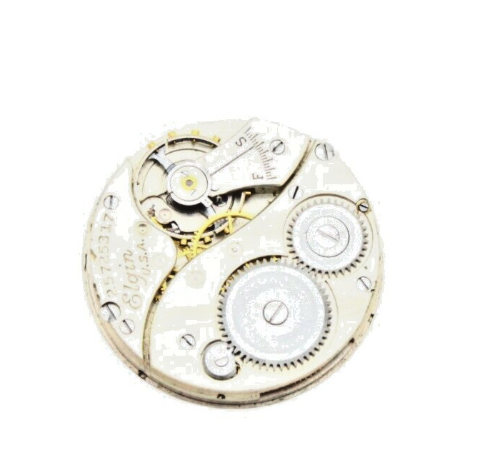Elgin Model Grade 431 Size 6/0s = 25.3 mm 7 J Vintage Watch Movement For Parts