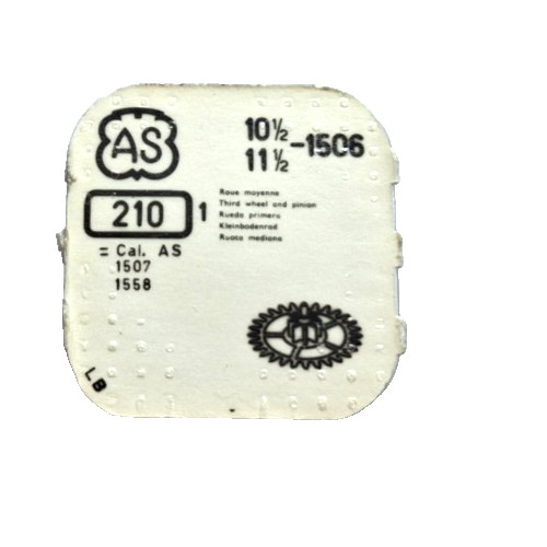 AS 1506 1507 1558 Third Wheel watch part 210/742 fits Enicar 1020 Wittnauer 11SS