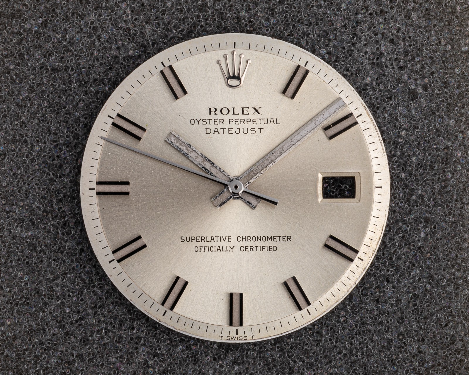 ORIGINAL Rolex “Wide Boy” Dial and Hands for Stainless Steel DJ 1601/1600/1603