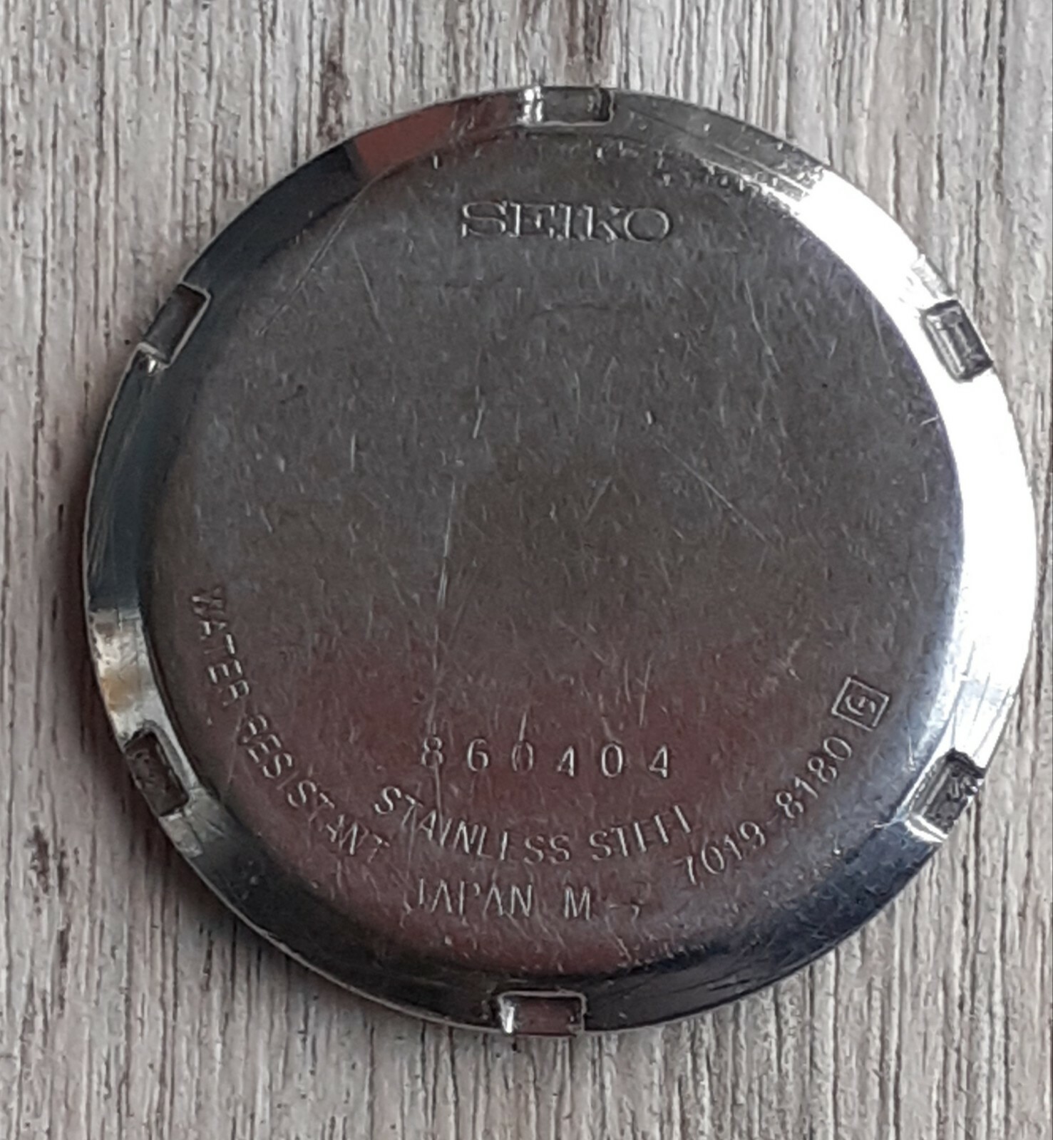 Seiko 7019 8180 Caseback Watch Caseback