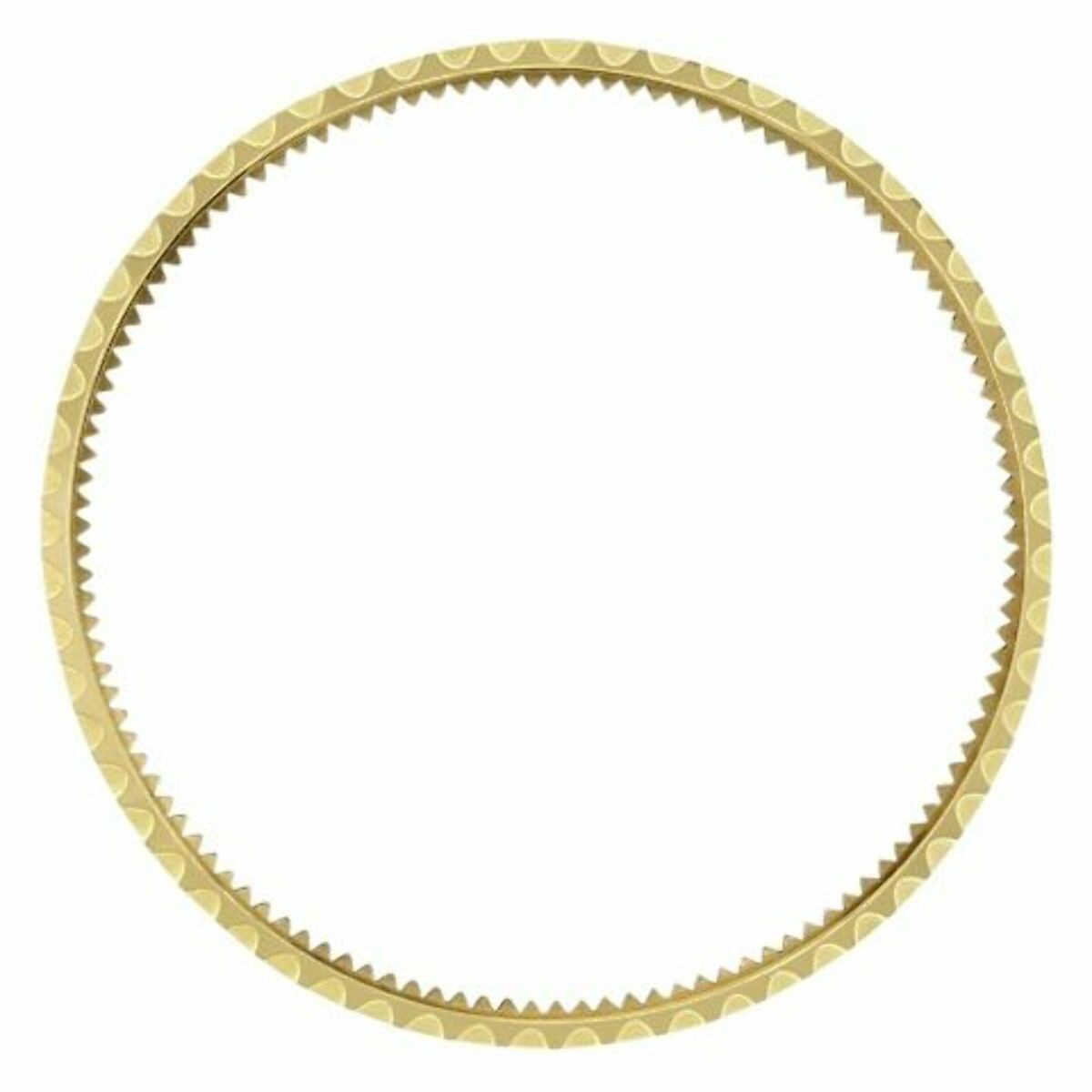 Brown Aluminum Replacement Bezel Insert Retainer 37.70mm x 30.70mm For Rolex GMT