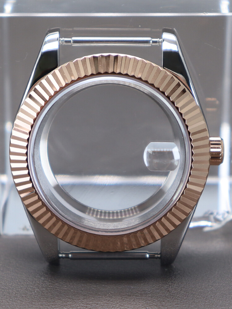 36mm/39mm Log Watch Case Sapphire Glass For Seiko NH35 nh36 8215 8205 28.5mmDial