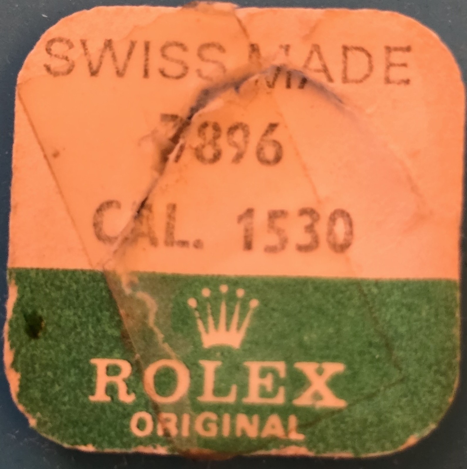 Rolex Genuine #7896 case screw Caliber 1530 NOS