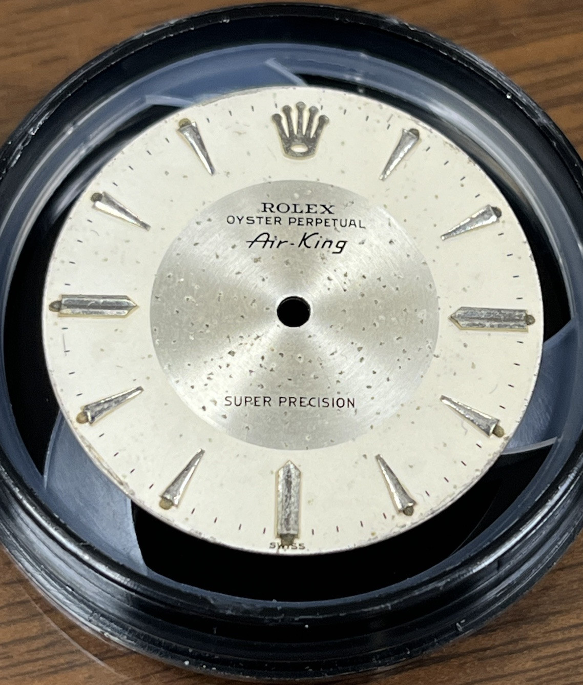 100% Orig RARE vintage Air King 1950s Rolex 5500 Super Precision Bullseye Dial