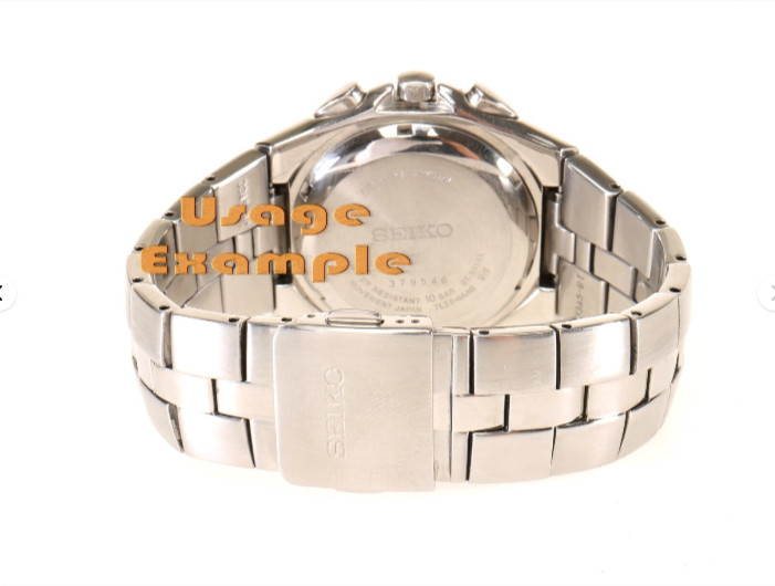 SEIKO Bracelet LINK for “7L22-0AA0” Watch with “33A5-B” Band Silver セイコー