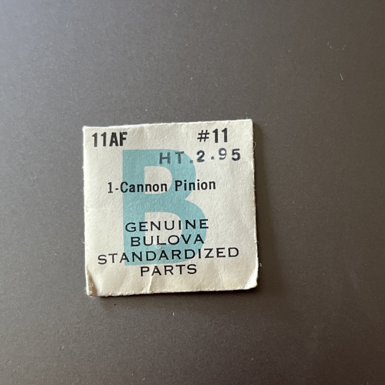 Bulova Watch Movement Part #11 CANNON PINION Ht. 2.95 11AF Genuine