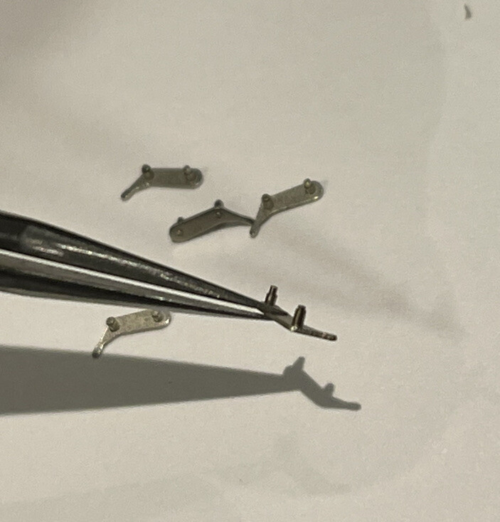 To Fit Quartz Cartier, Ebel Caliber 057, 157 Ditend, Setting Lever Watch Part