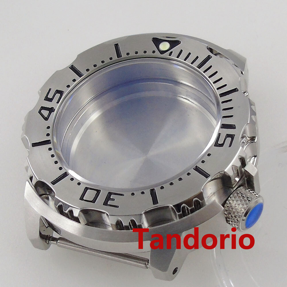 42mm AR Sapphire Crystal Watch Case for NH34 NH35A NH36 200M Monster 3.8 o’clock