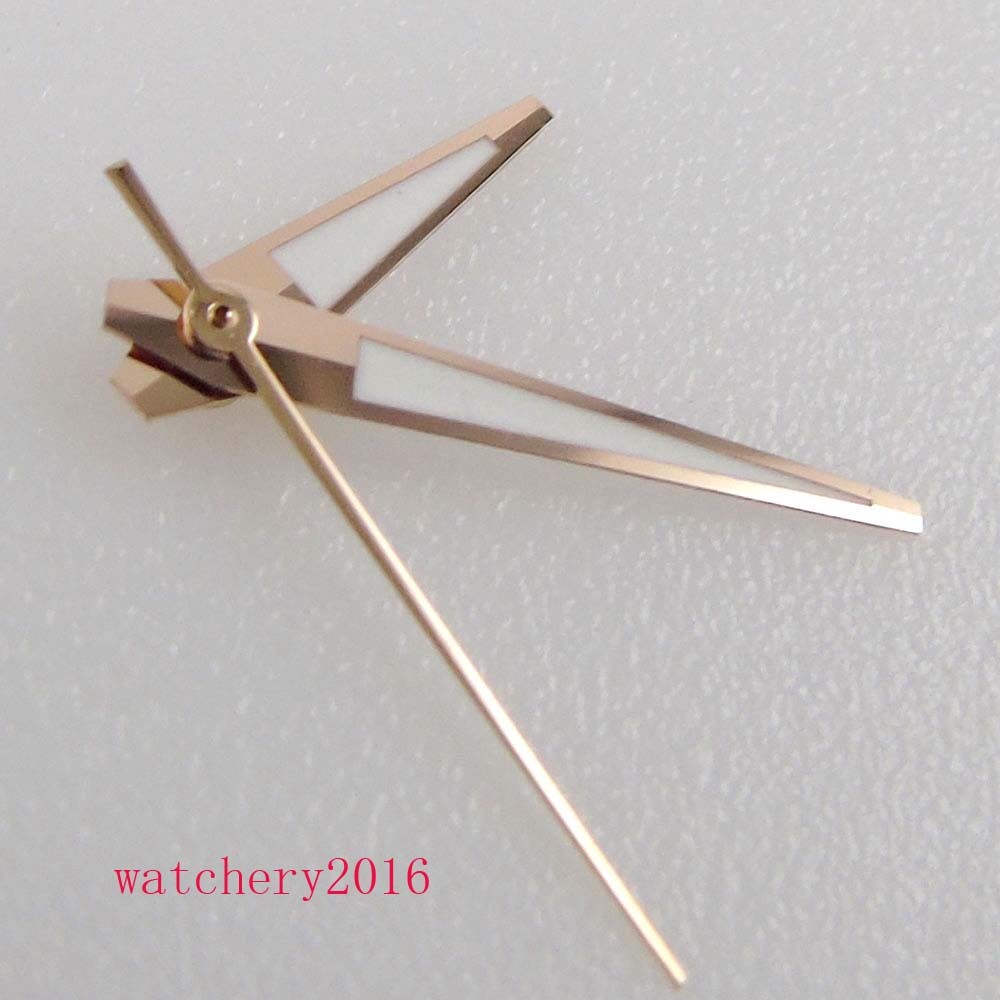 Luminous Yellow/Silver/Rose Gold Watch Hands Fit NH35 NH36 4R36 7S36 7002 7009