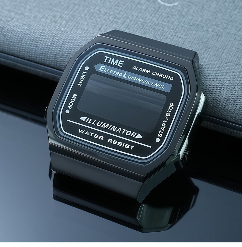 For Casio 3289 A-168 Stainless Steel Watch Case Modified A168 Metal Watch Strap
