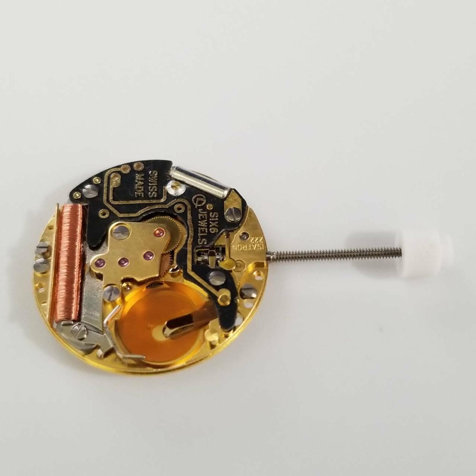 Date at 3 2 Hands Quartz Movement Watches Repair Parts Replaces for ISA 222 L