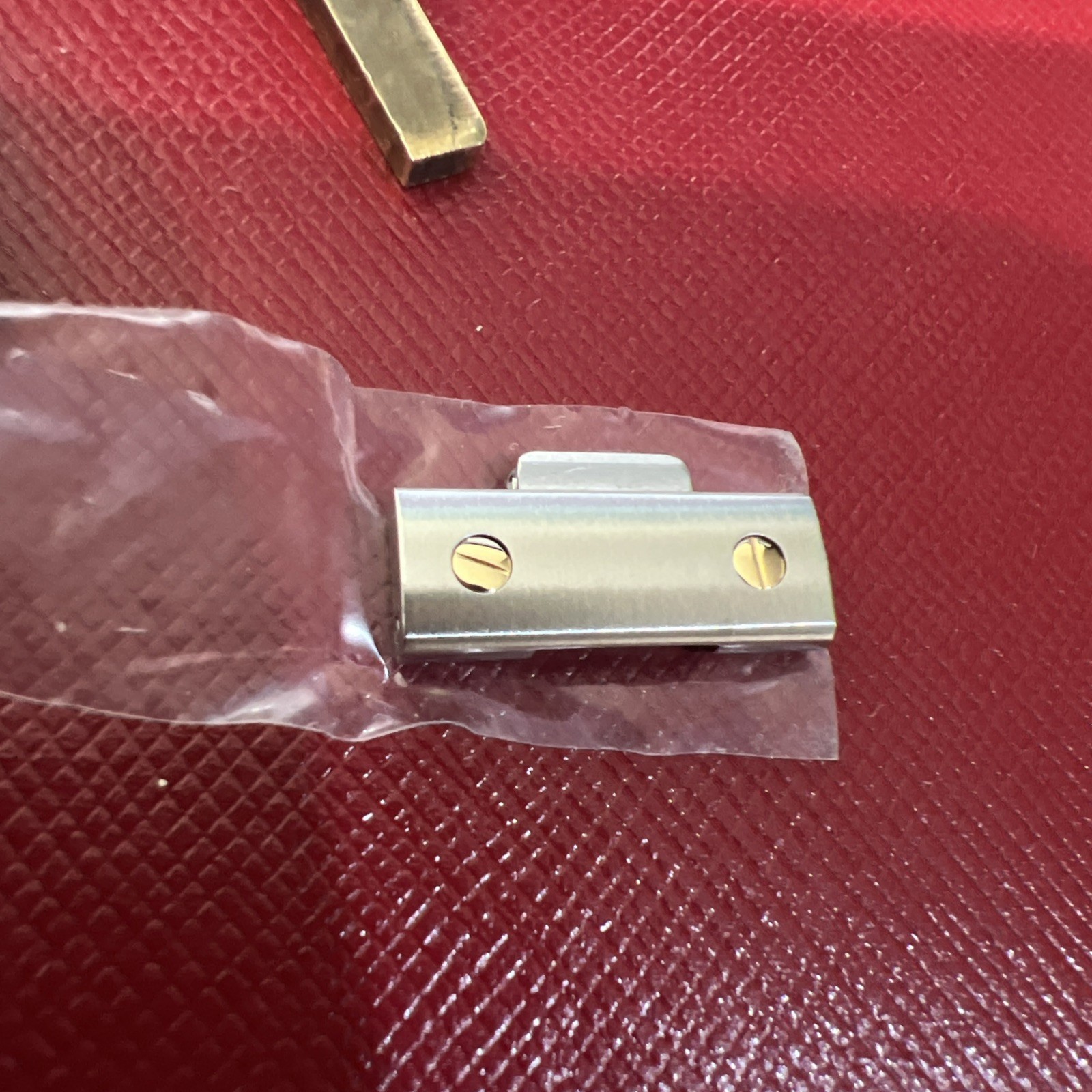 Cartier Watch Link Santos Stainless Steel 19mm NEW sealed COMPLETE Swiss Made