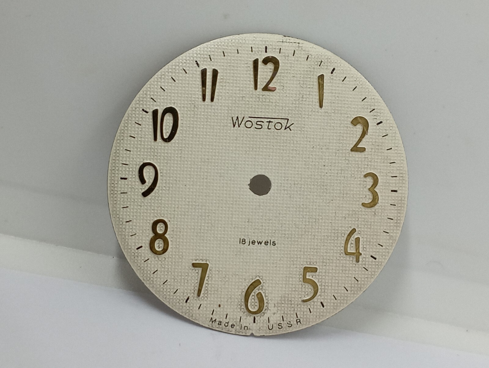 Vintage New NOS DIAL FOR Vostok 2pcs. Wostok Восток Watch 18 Jewels Cal. 2209