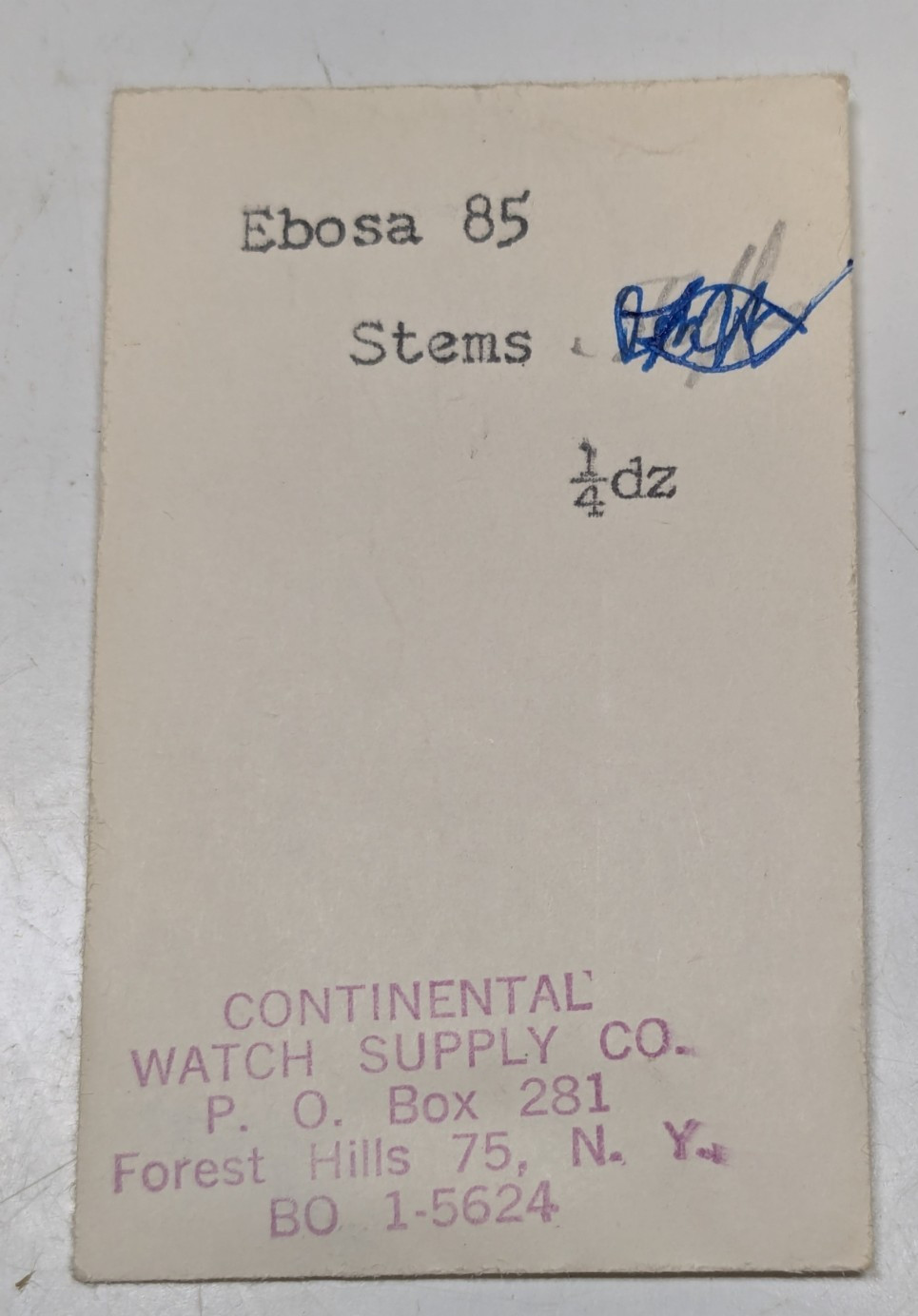 NOS Ebosa 85 Winding Stem – Watch Part