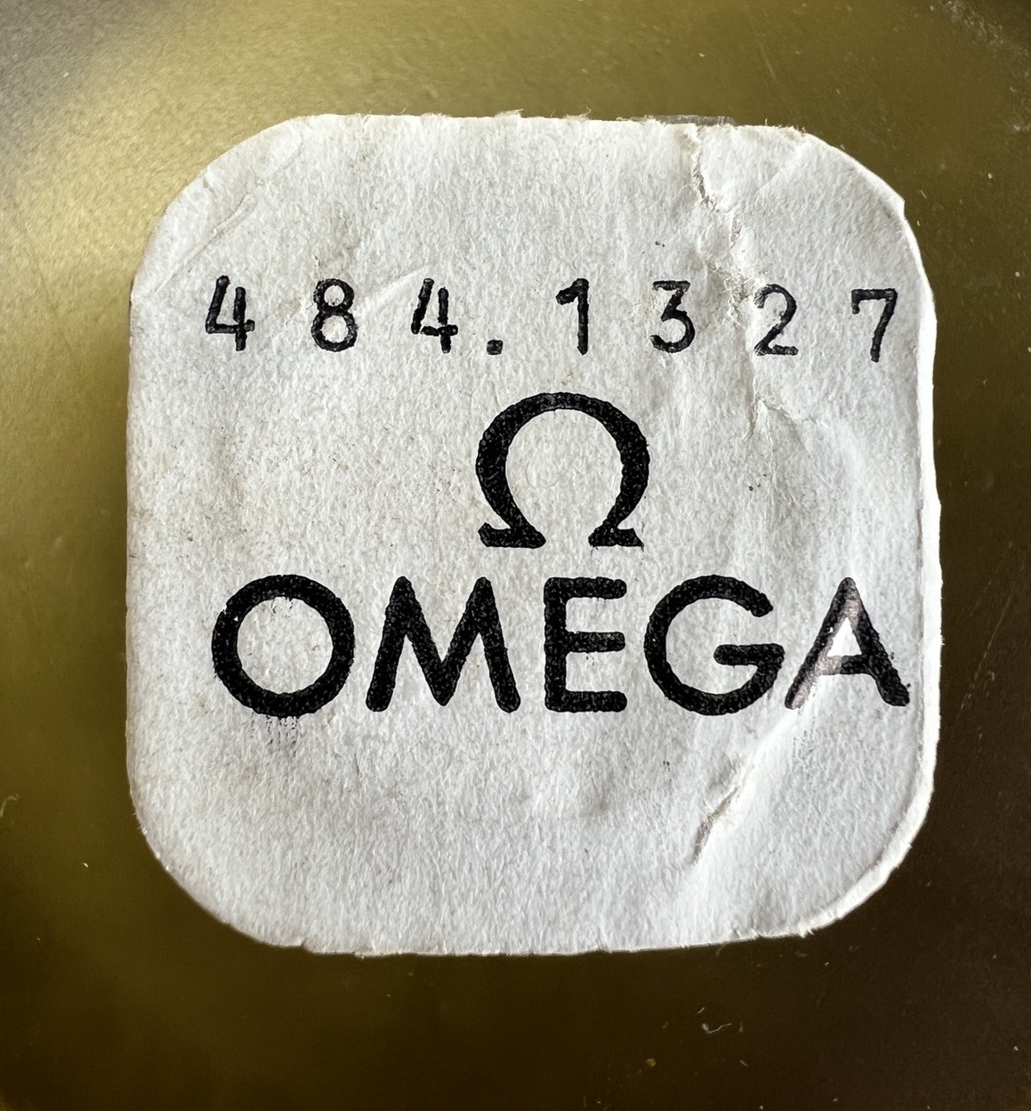 Omega Cal 484 Balance Complete NOS Part 1327 Genuine 484-1327