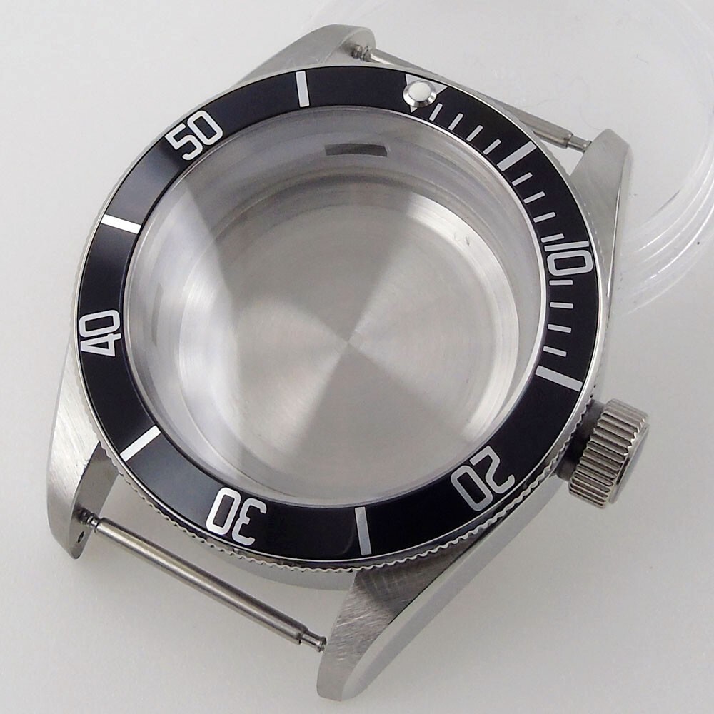 41mm Stainless steel Sapphire Watch Case For NH35 NH36 Movement
