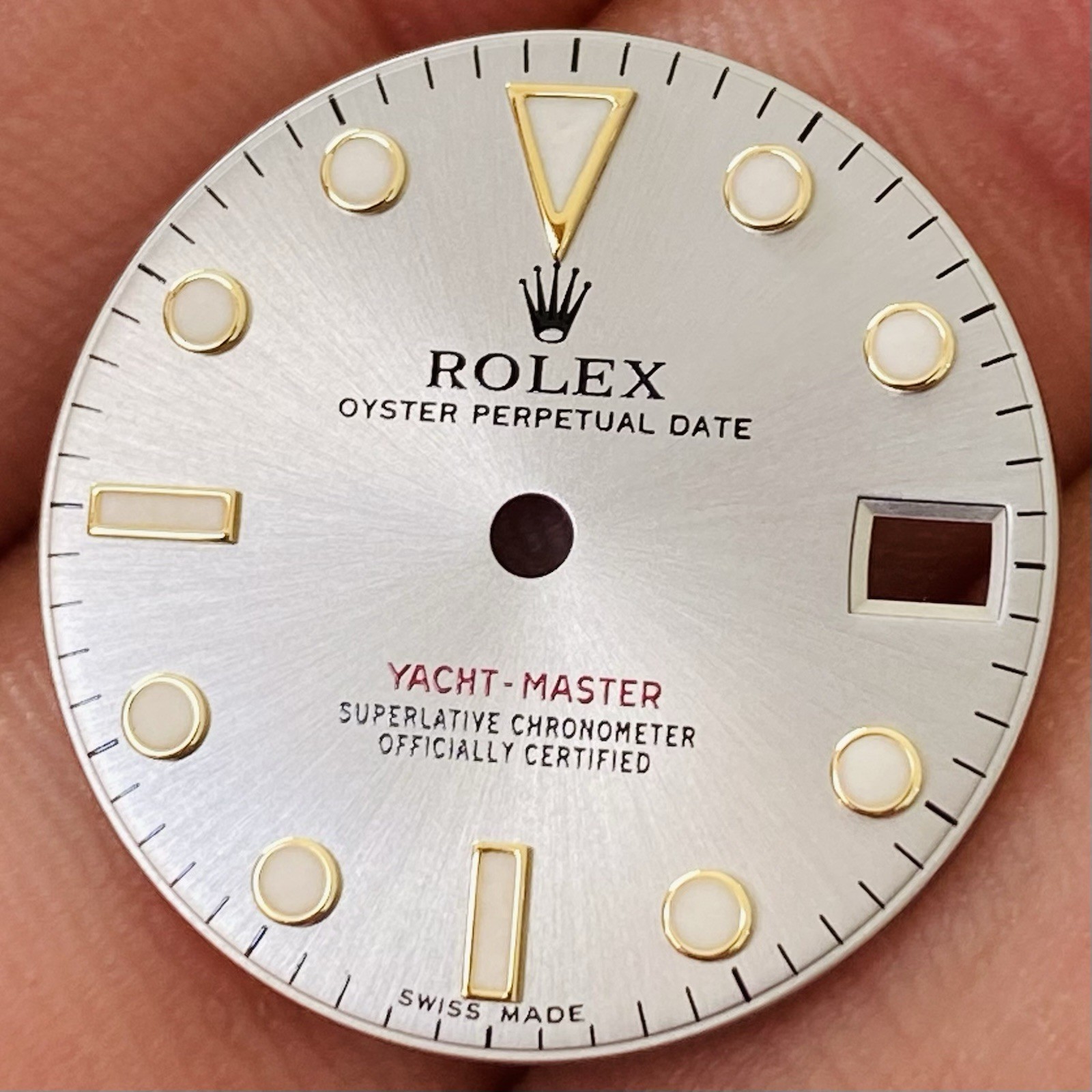 Rolex Silver Dial For Lady Yacht Master 35mm Model 168628 168623 68628 68623