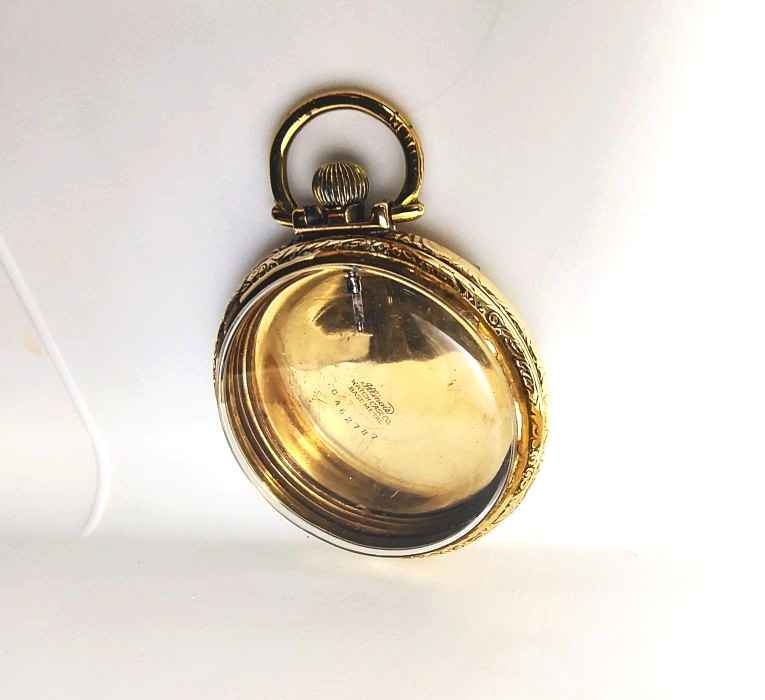 49 MM 16s Gold Plated ILLINOIS 0462787 Pocket Watch Case