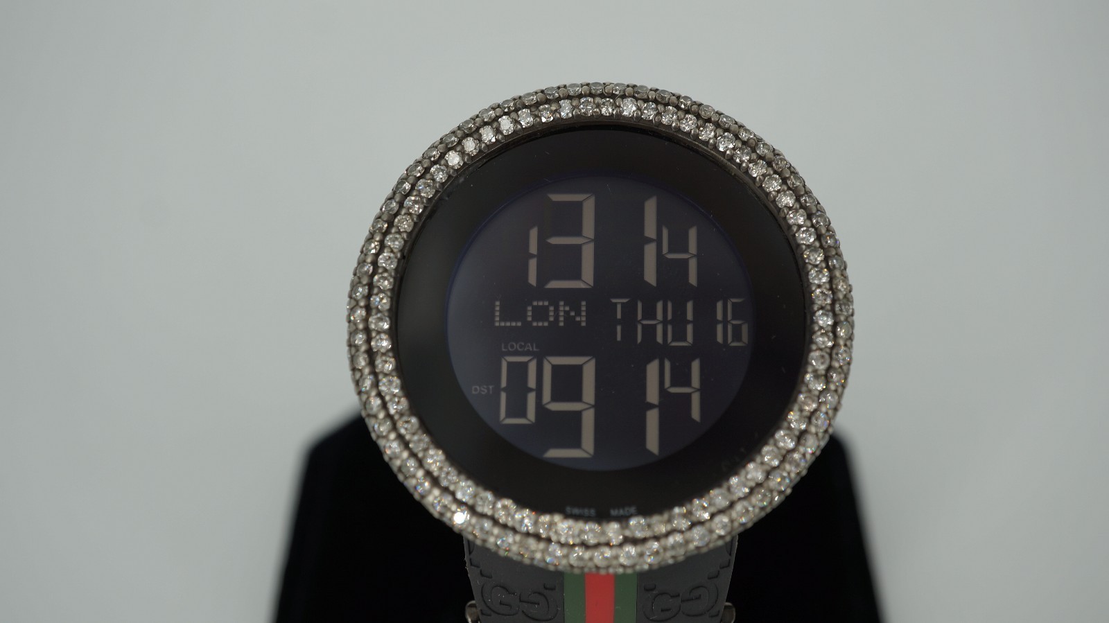Custom I Gucci 44mm Watch With Real Diamonds