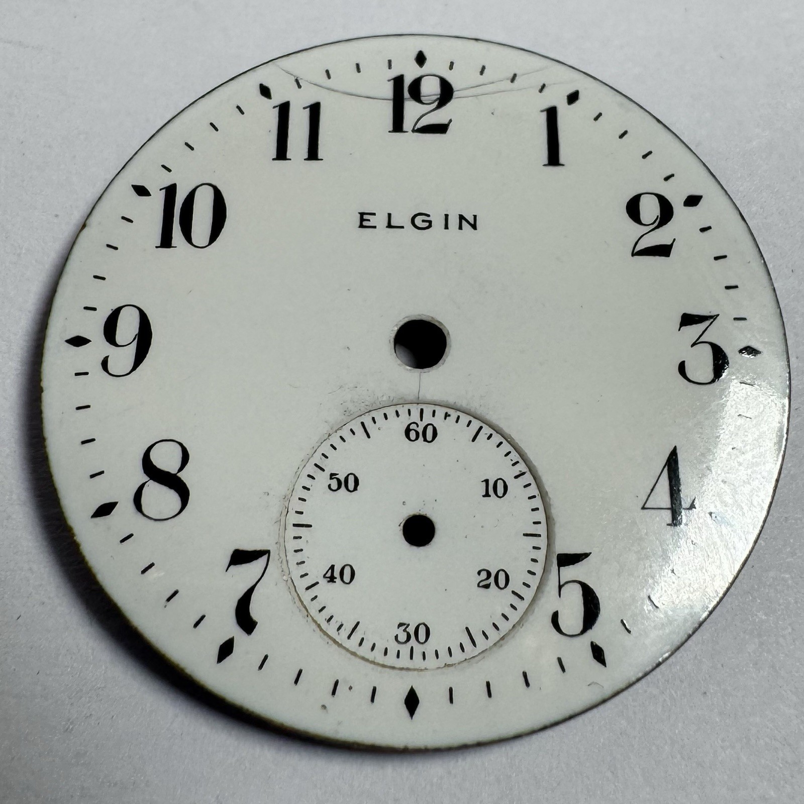 1915 Elgin Grade 354 0s 15J Hunting Pocket Watch Movement For Parts