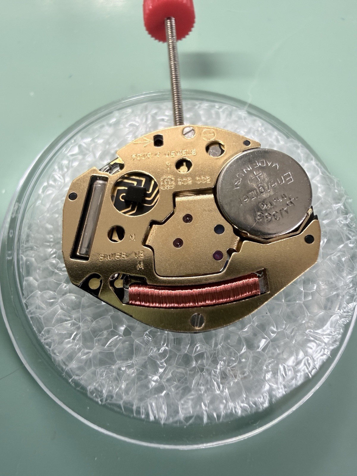 Watch Movement Quartz ETA 902.002 Working. USED.