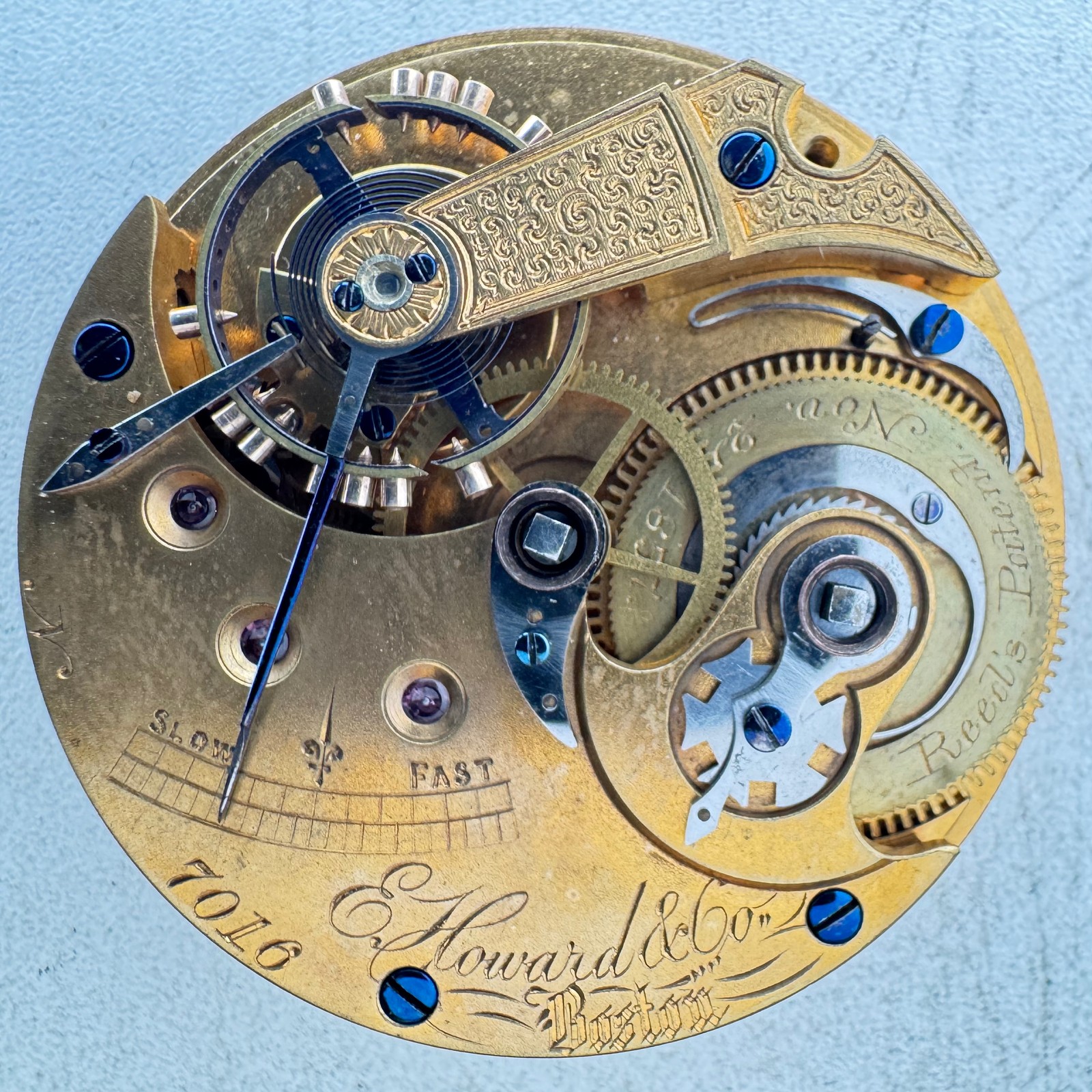 Antique 18s (N) 1865 E. Howard & Co. Series III Key Wind Pocket Watch USA 15J