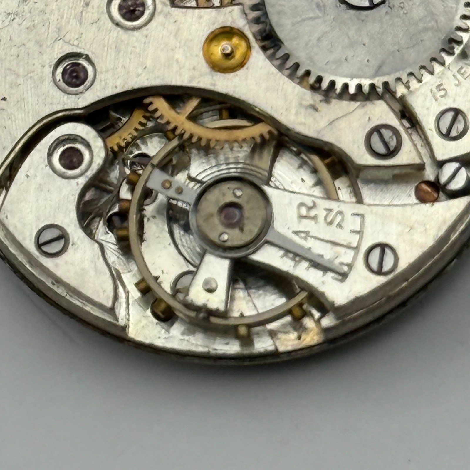 FHF 2 Watch Movement Grosvenor 15 Jewels Swiss Manual Wind Parts Repair 26.6mm
