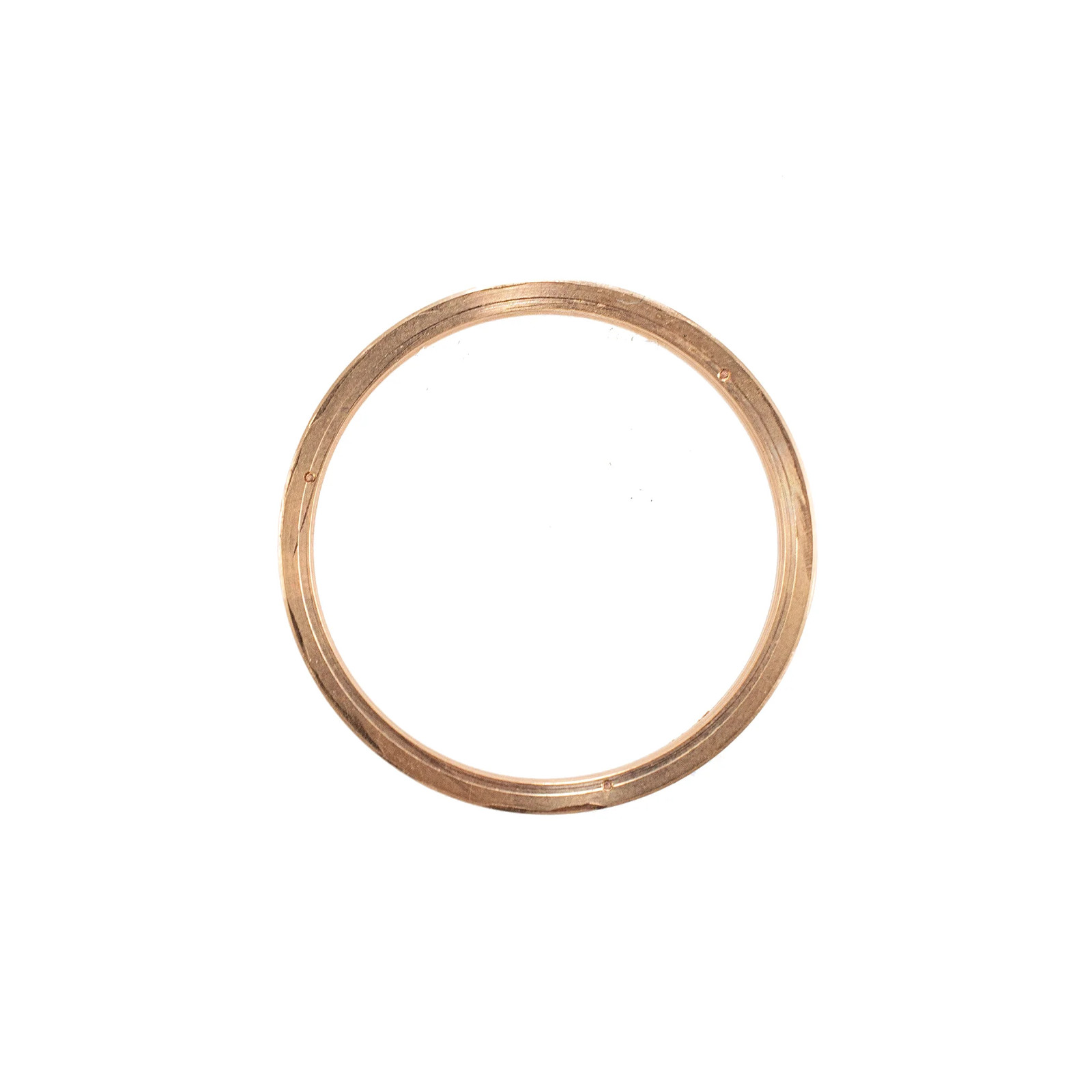 Rolex 18K Rose Pink Gold Fluted Factory 36MM Watch Bezel