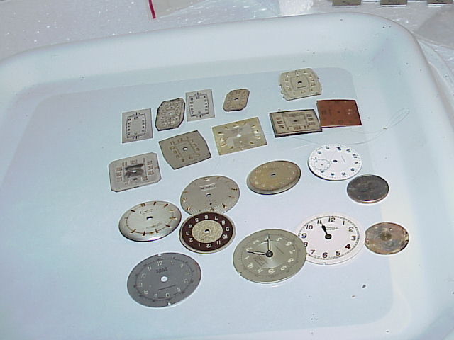 18 Assorted Wrist Watch Dials for Steampunk or Altered Art Projects parts rep K