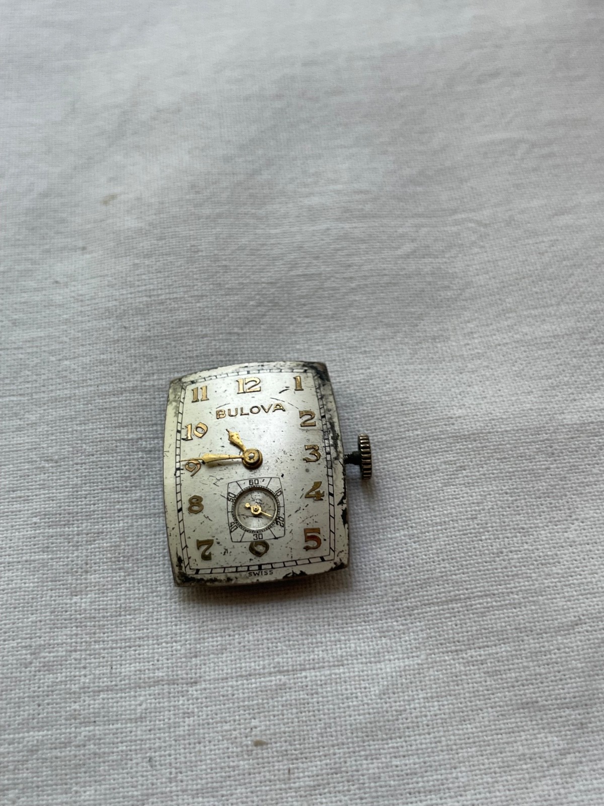 Bulova 8AH – movement for mens watch RUNS, lot0308