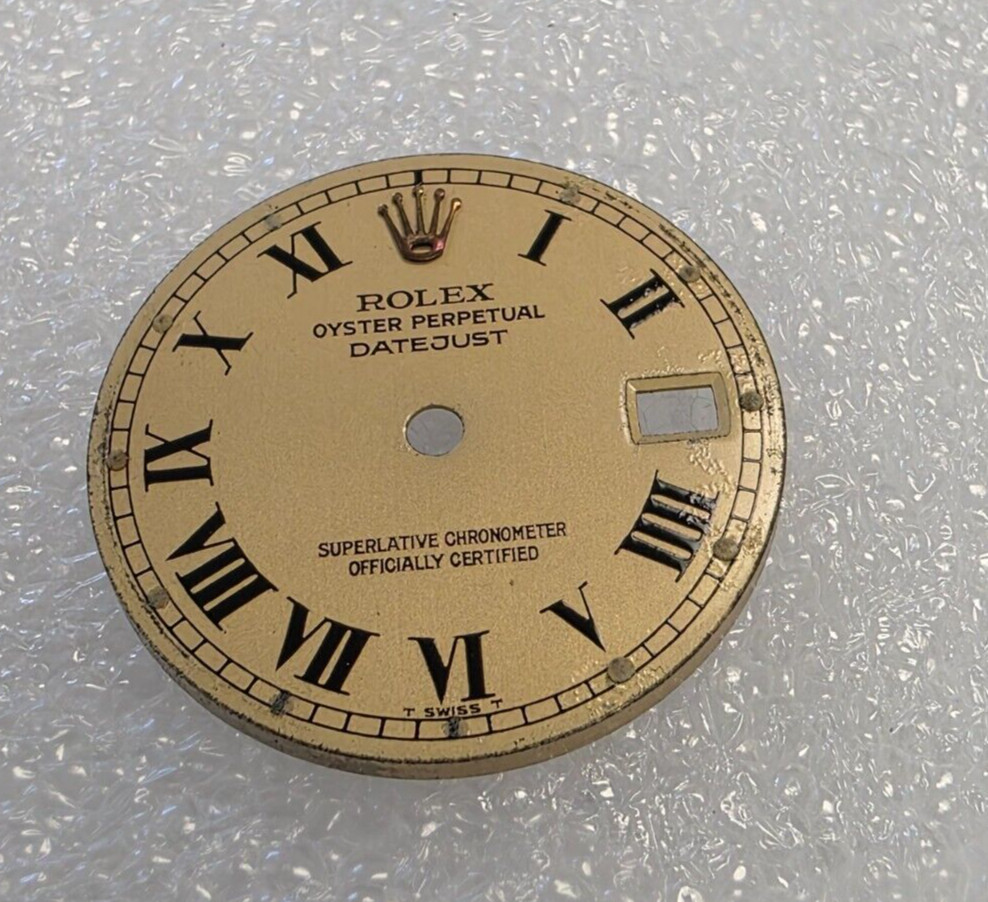 Rolex Date Just 26mm Cream color Roman Dial Model for Model 6917